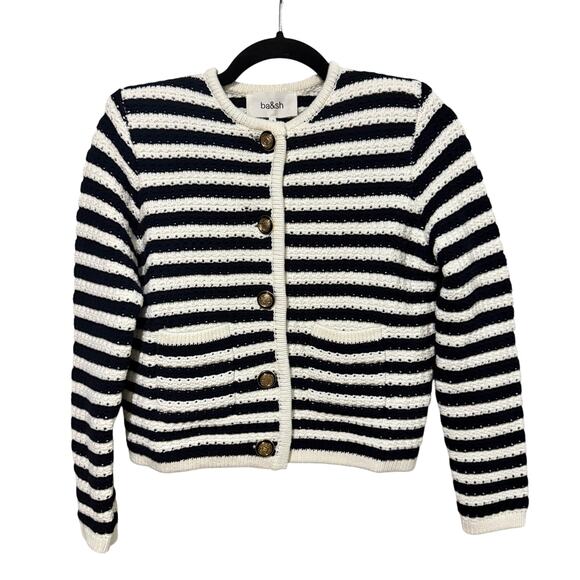 New BA&SH Gaspard Cardigan Sweater - Picture 2 of 8